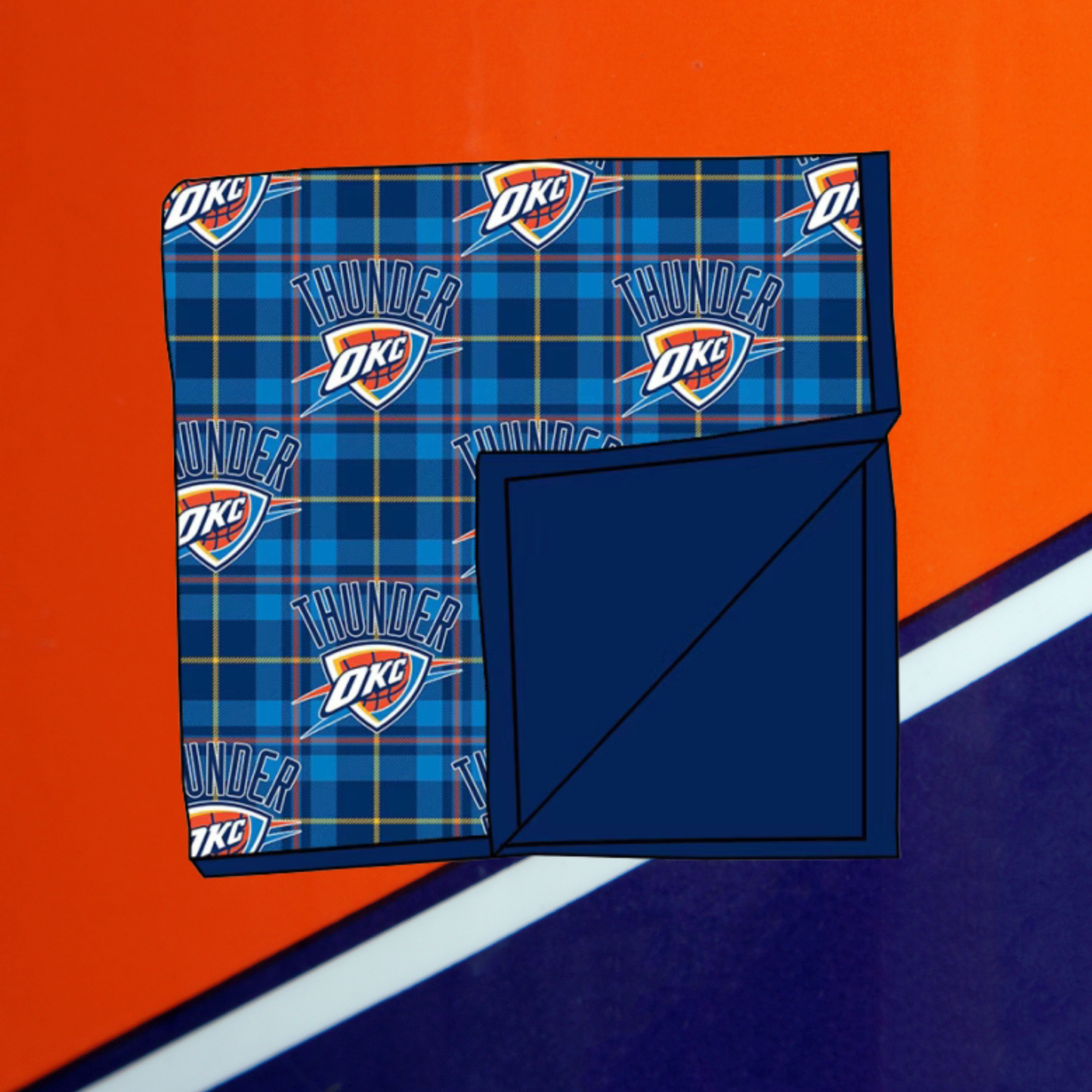 Pre order OKC Plaid Bamboo Blanket