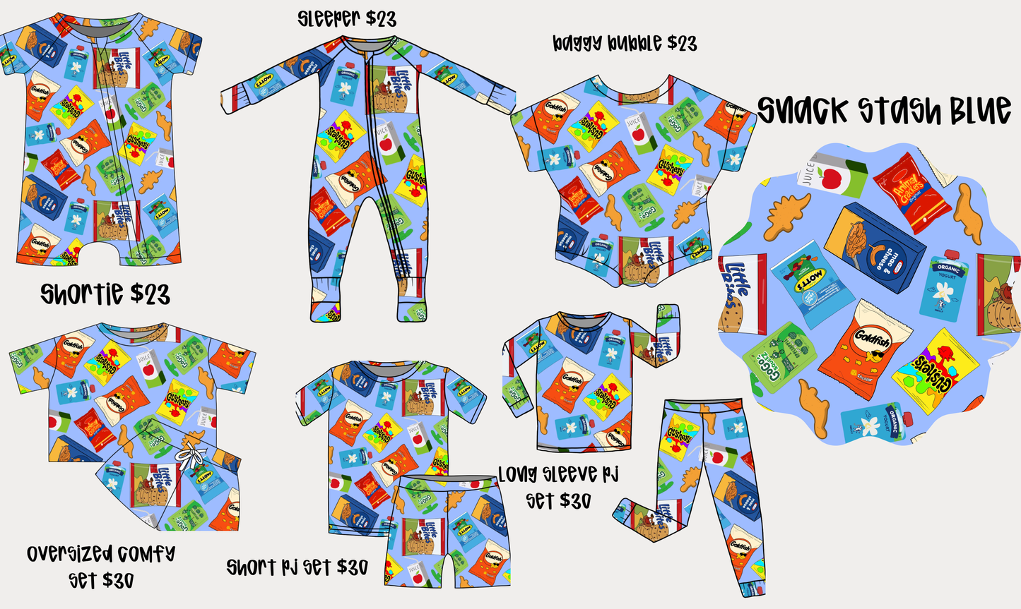 PRE ORDER Snack Stash-blue