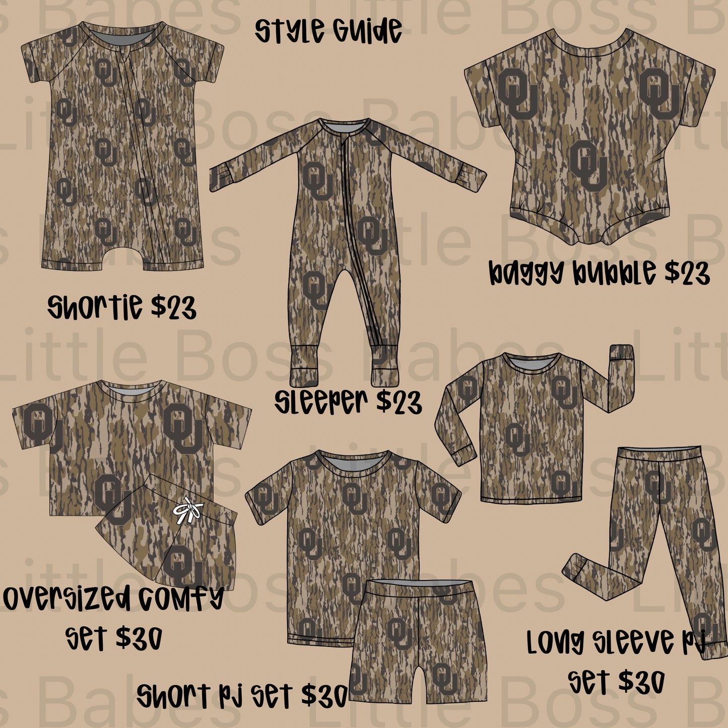 Bamboo Pj Long Set PRE ORDER