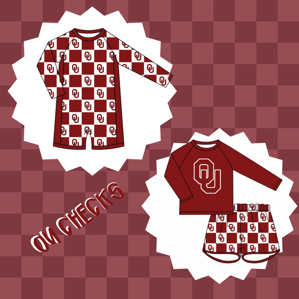 OU Checker Swim Styles