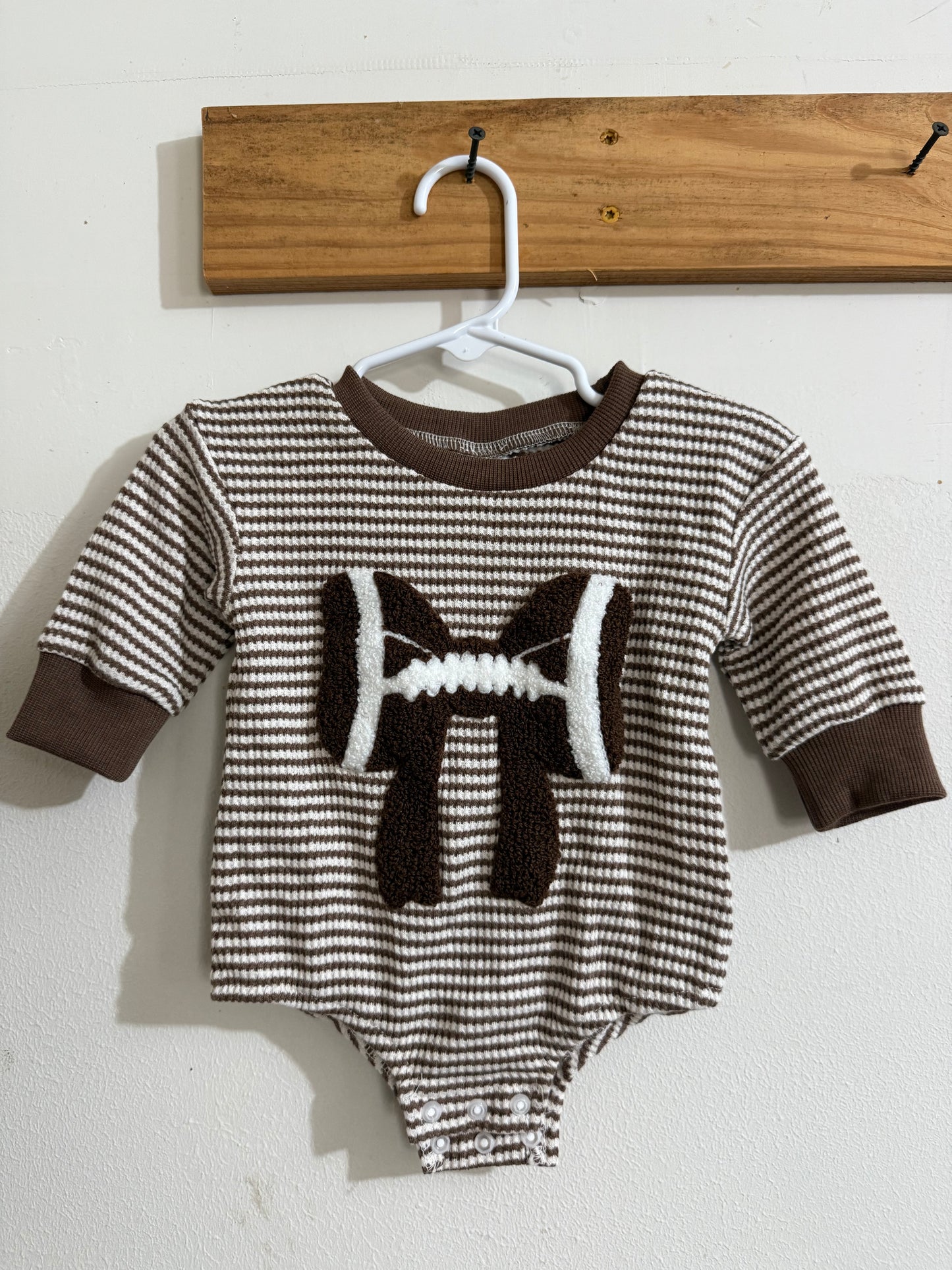 Football Bow Romper