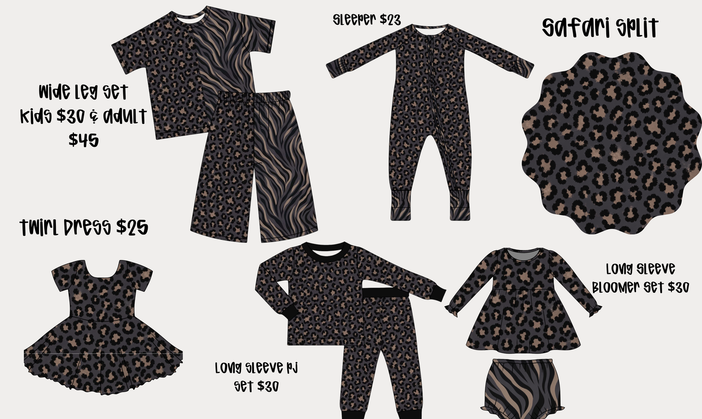 Safari Split Bamboo Pre Order