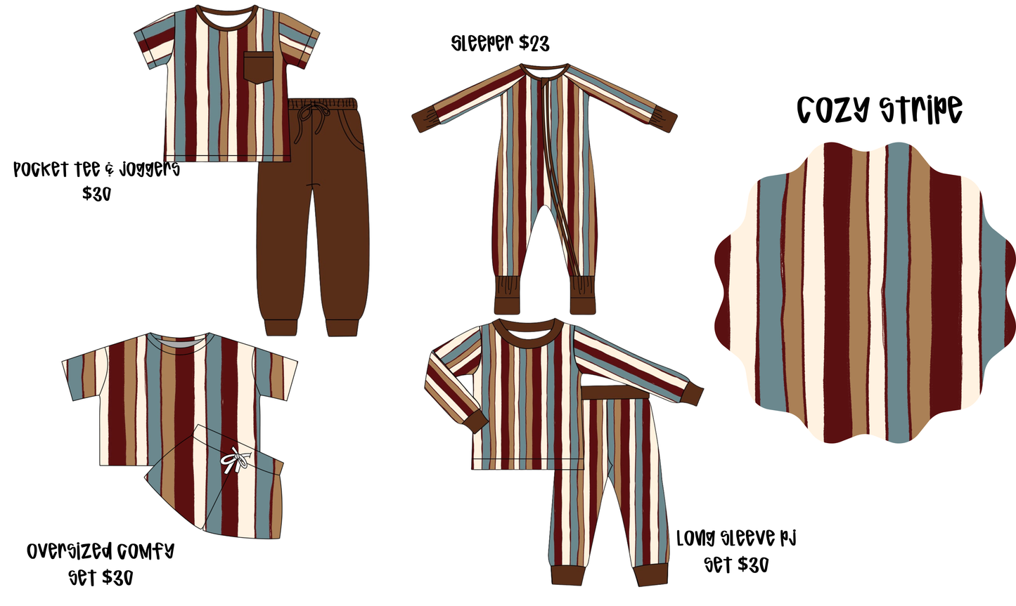 Cozy Stripe Bamboo Pre Order