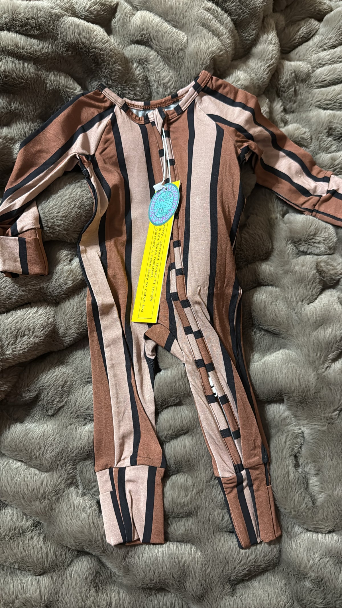 Mocha Stripes Bamboo Sleeper