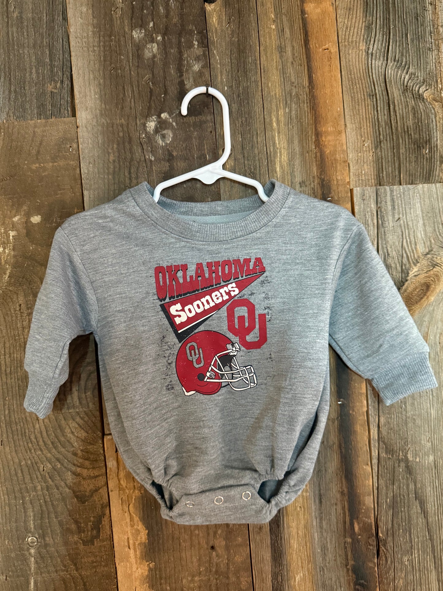 Sooner Sweatshirt Romper