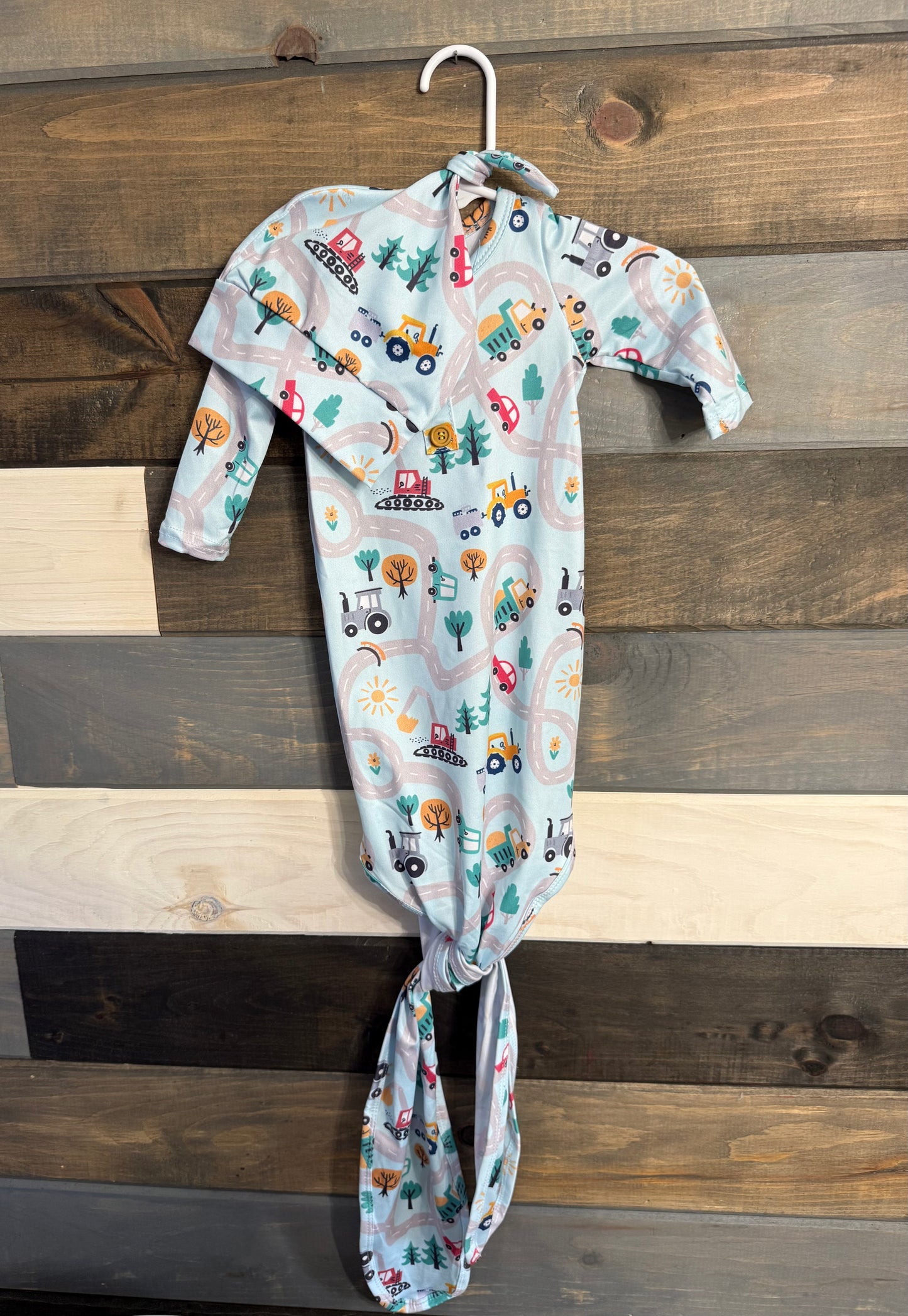 Around Town Knotted Gown and Hat