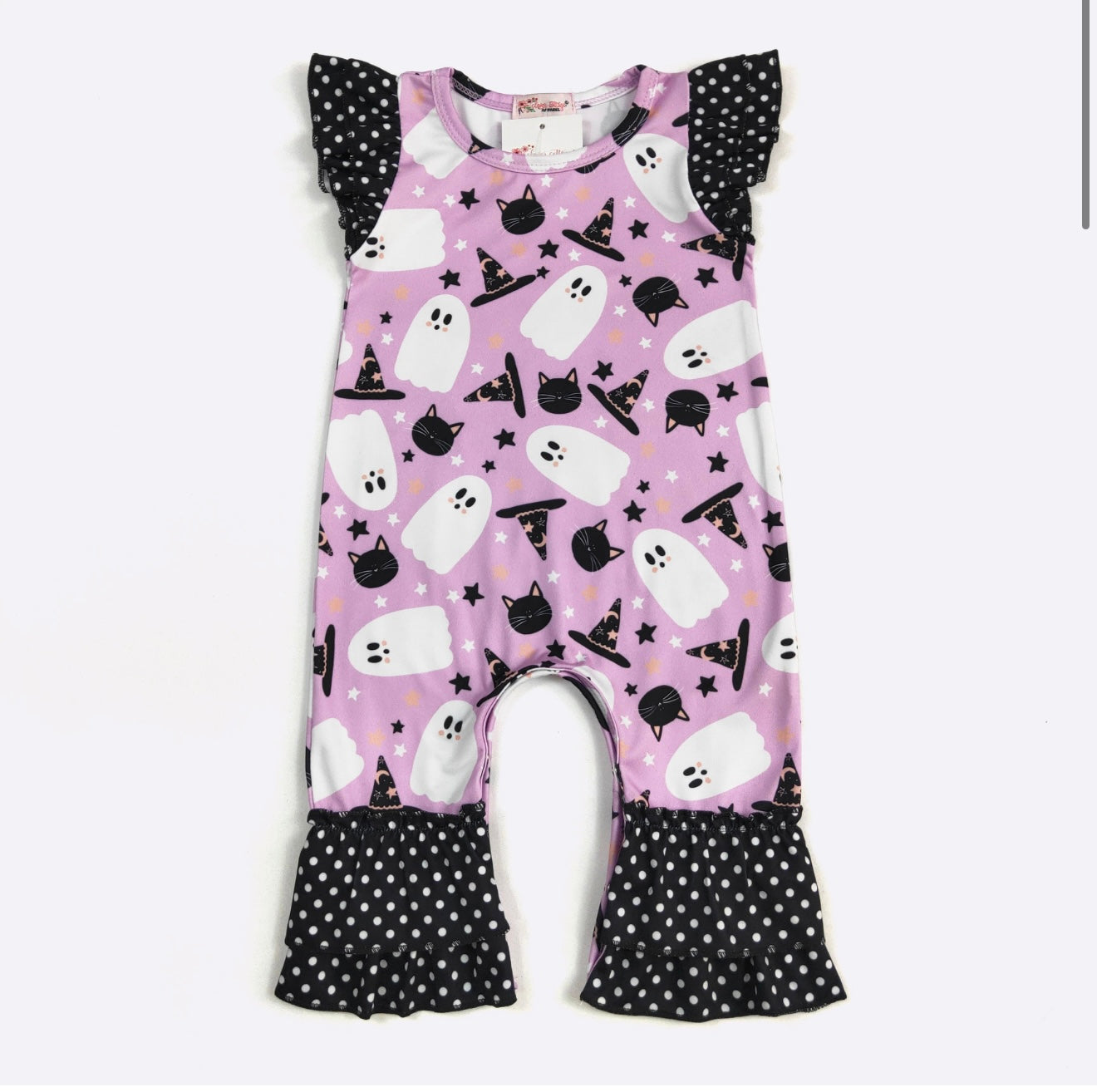 Purple Ghost Romper