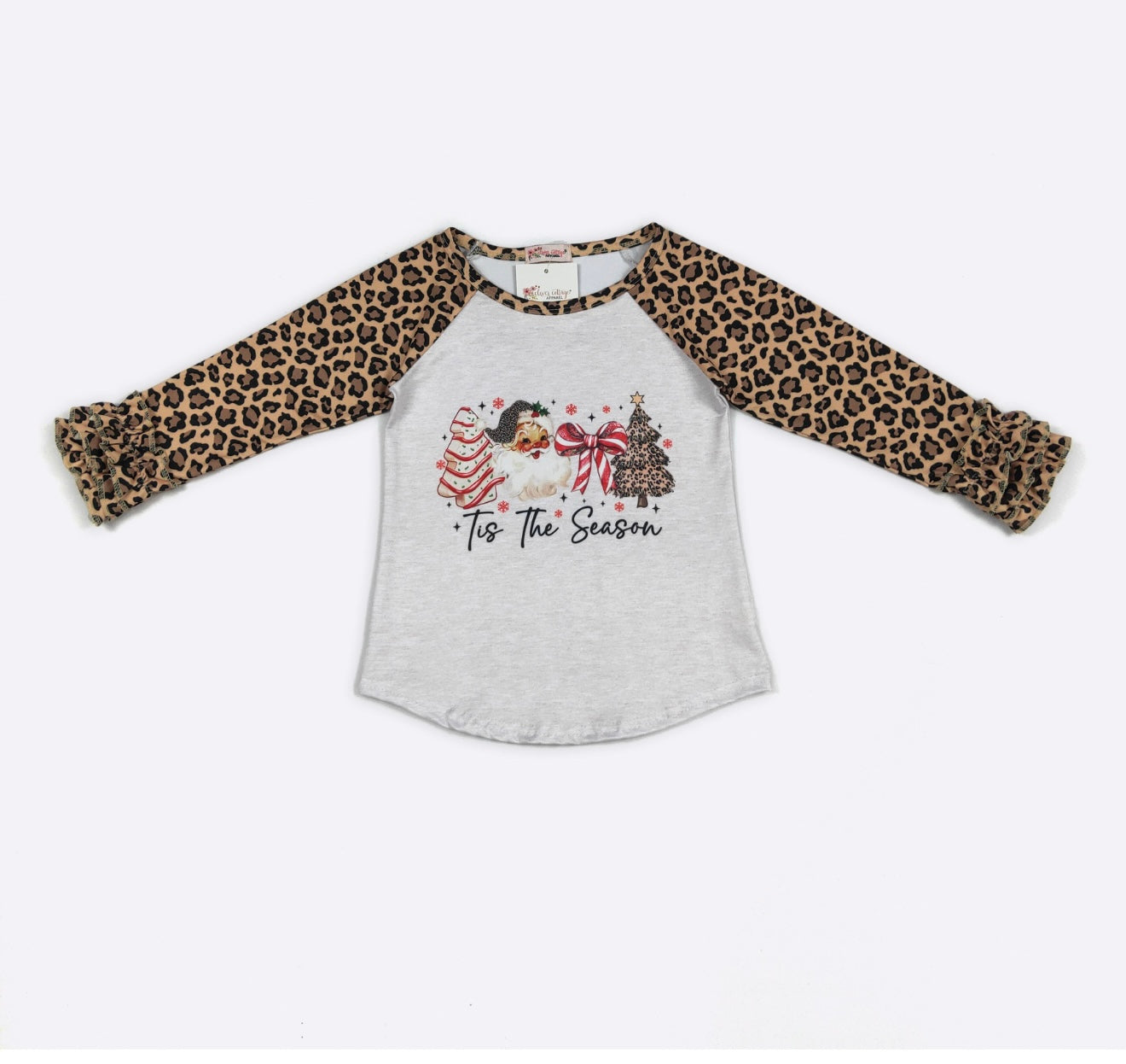 Leopard Santa Tee