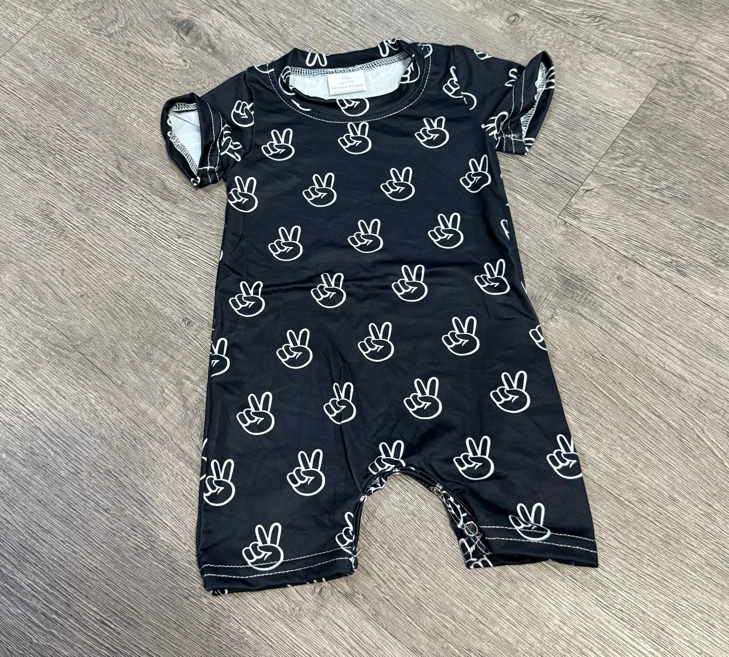 Peace Short Romper