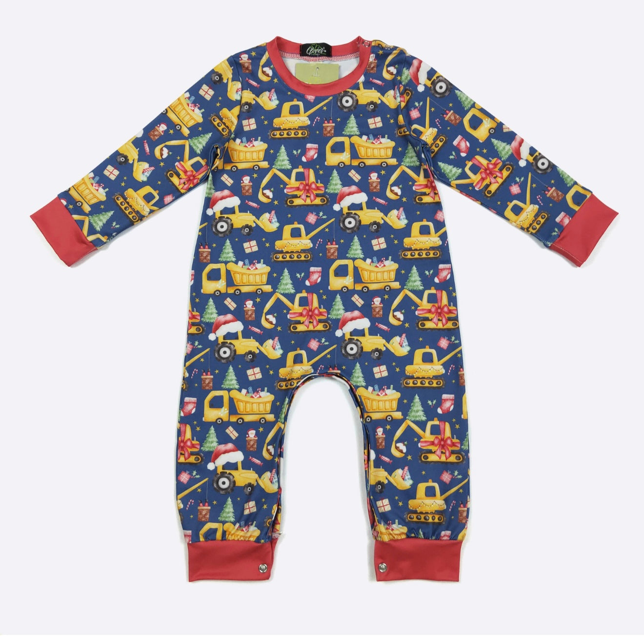 Christmas Construction Romper