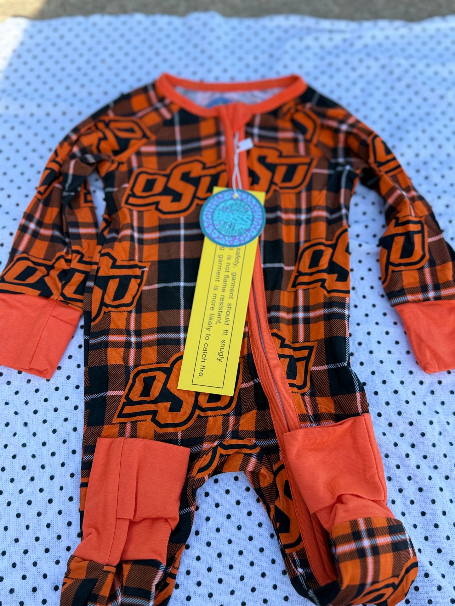 OSU Plaid Bamboo Sleeper