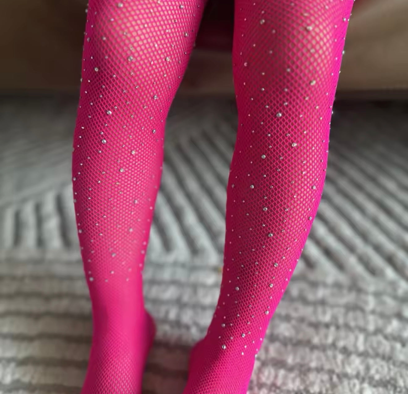 Hot Pink Bling Tights
