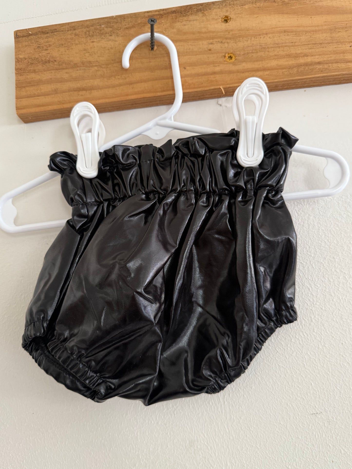 Black Metallic Bummies