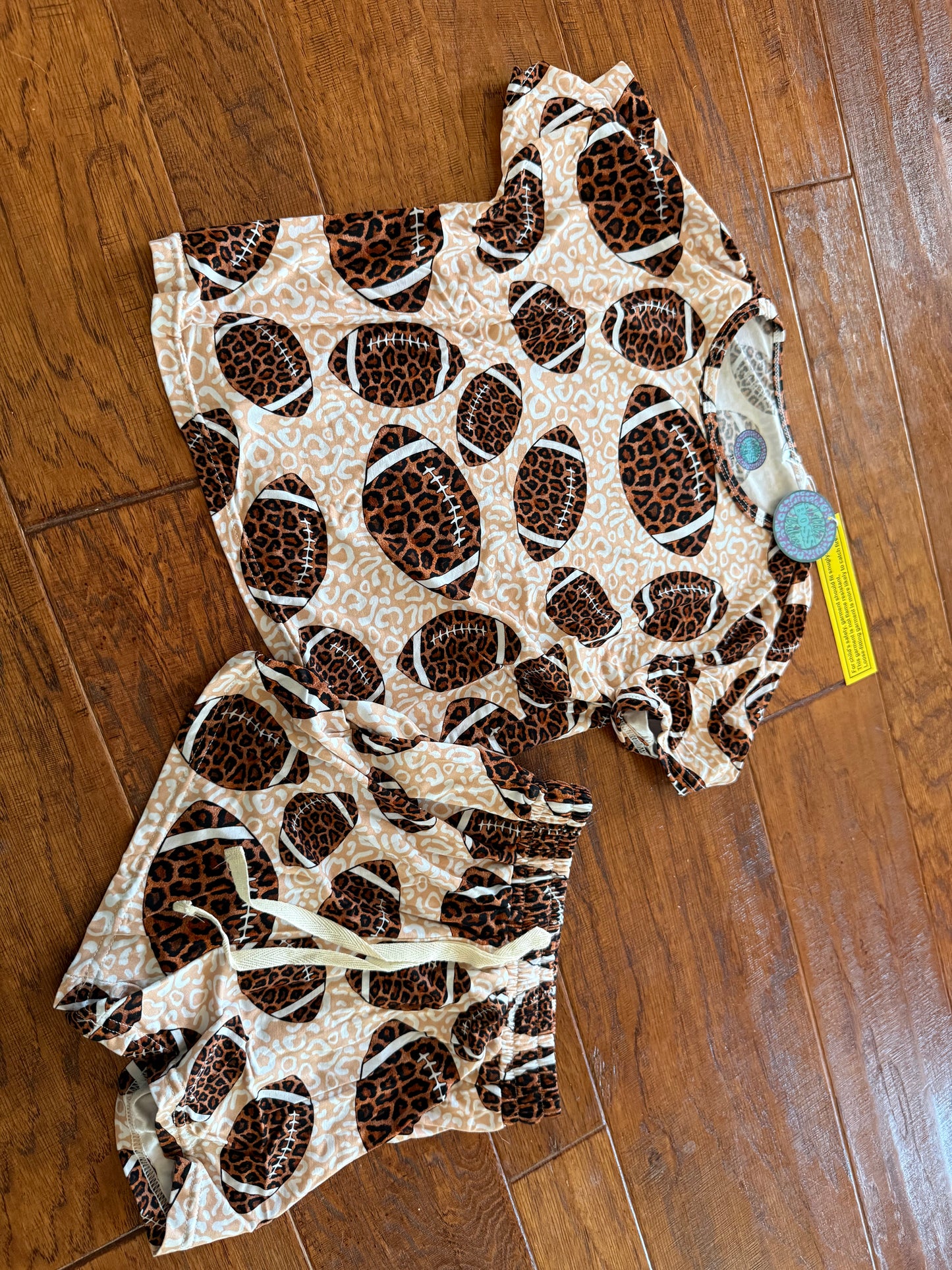 Leopard Football Bamboo Comfy Set (Daywear)