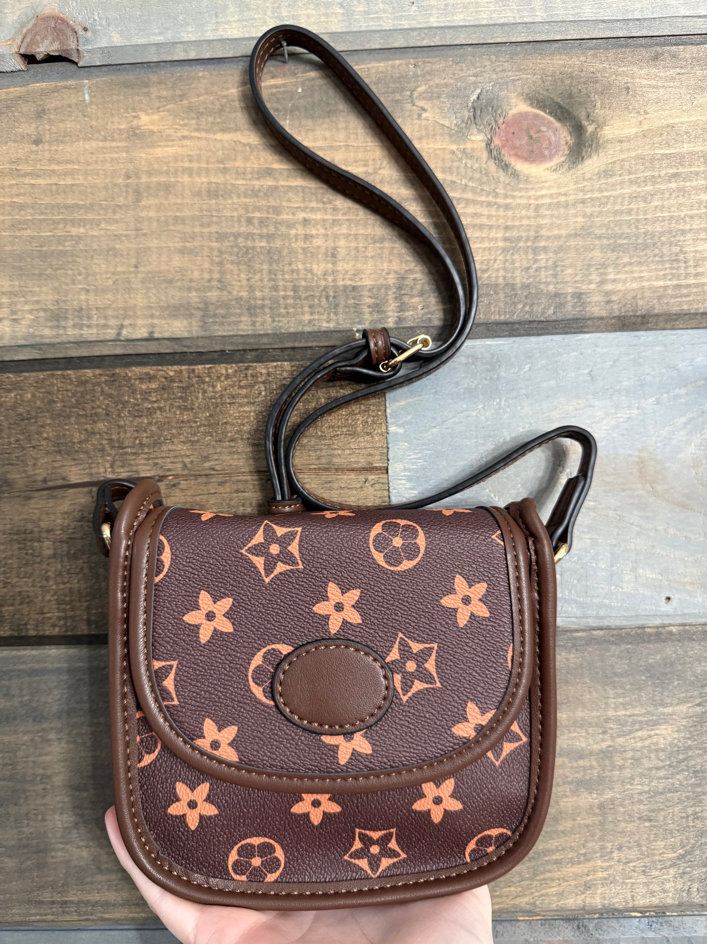 Brown Mini Crossbody Purse