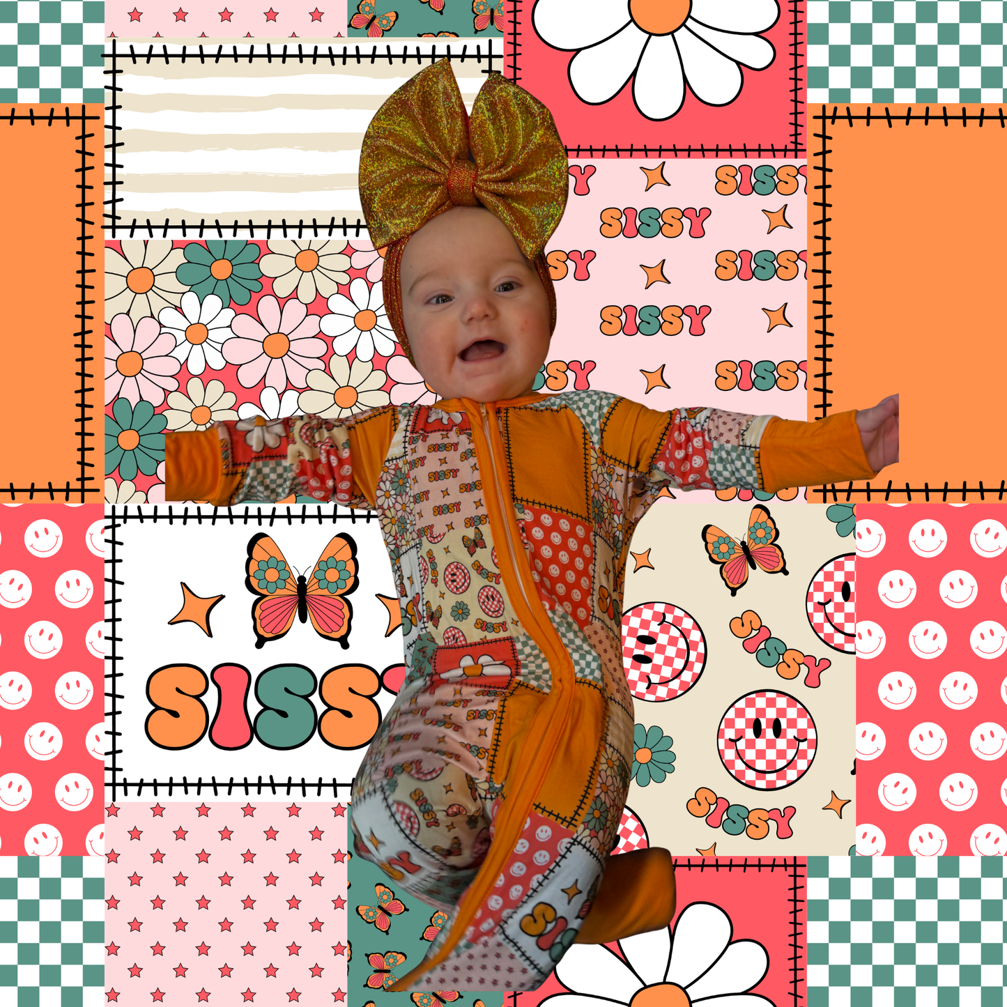 Sissy Patchwork Bamboo Sleeper