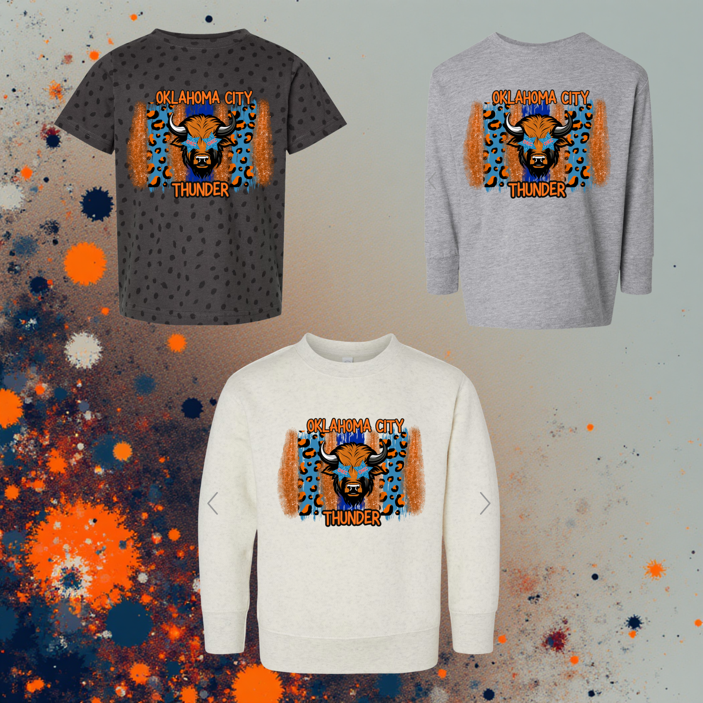 Thunder Brushstroke Toddler Styles