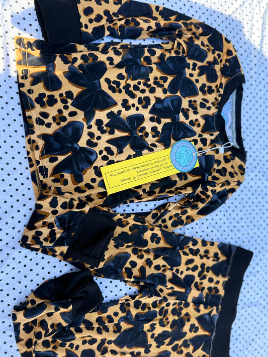Coquette Leopard Bamboo Pj Set