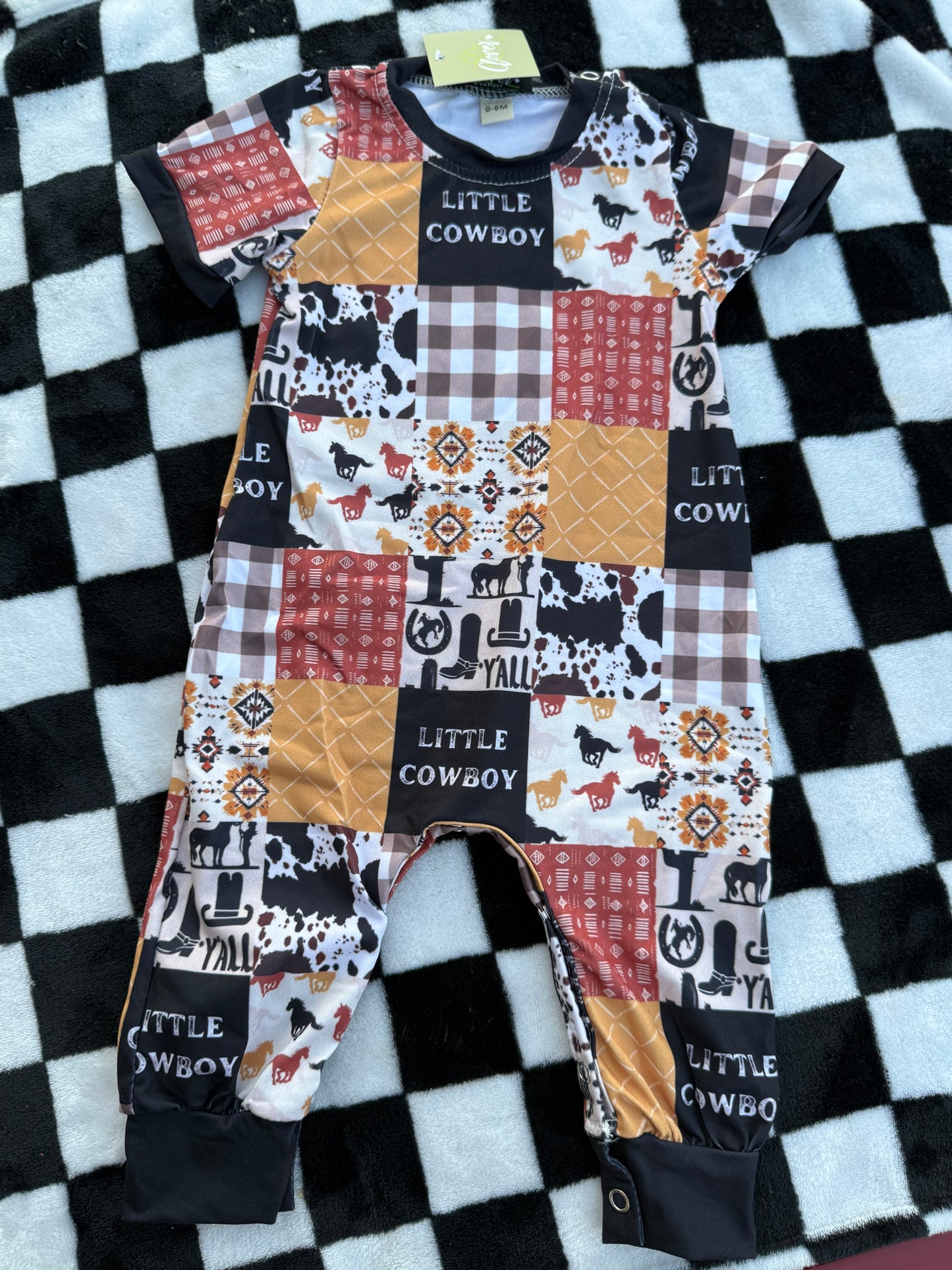 Little Cowboy Romper