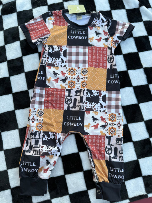 Little Cowboy Romper
