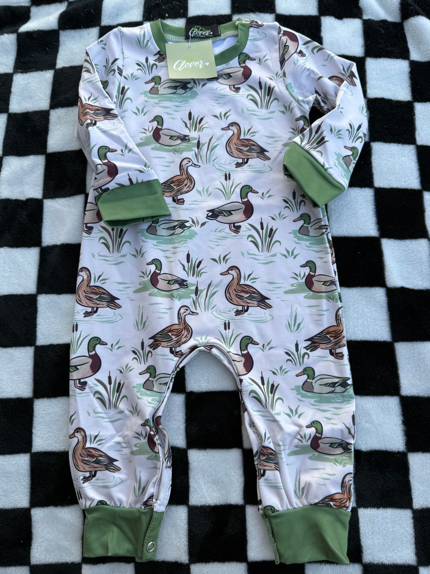 Waterfowl Longsleeve Romper