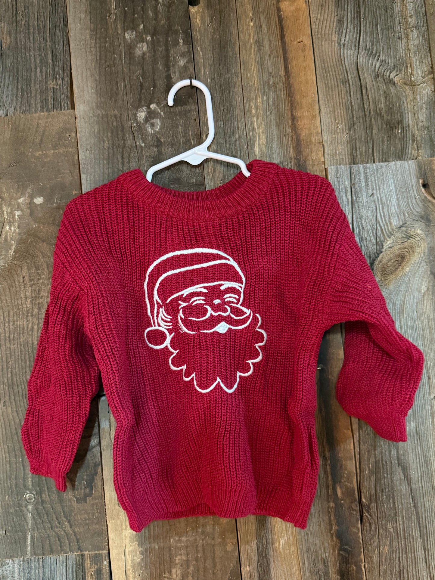 Santa Embroidered Sweater
