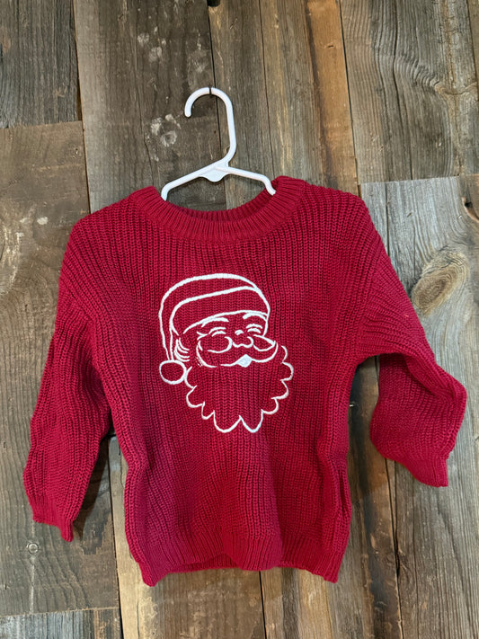 Santa Embroidered Sweater