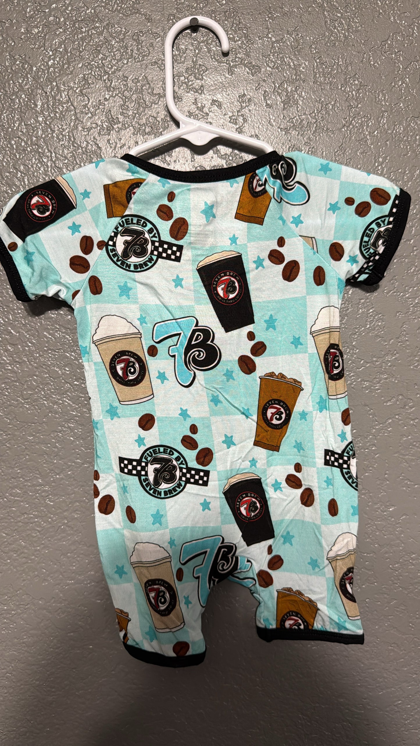 Blue 7B Bamboo Shortie