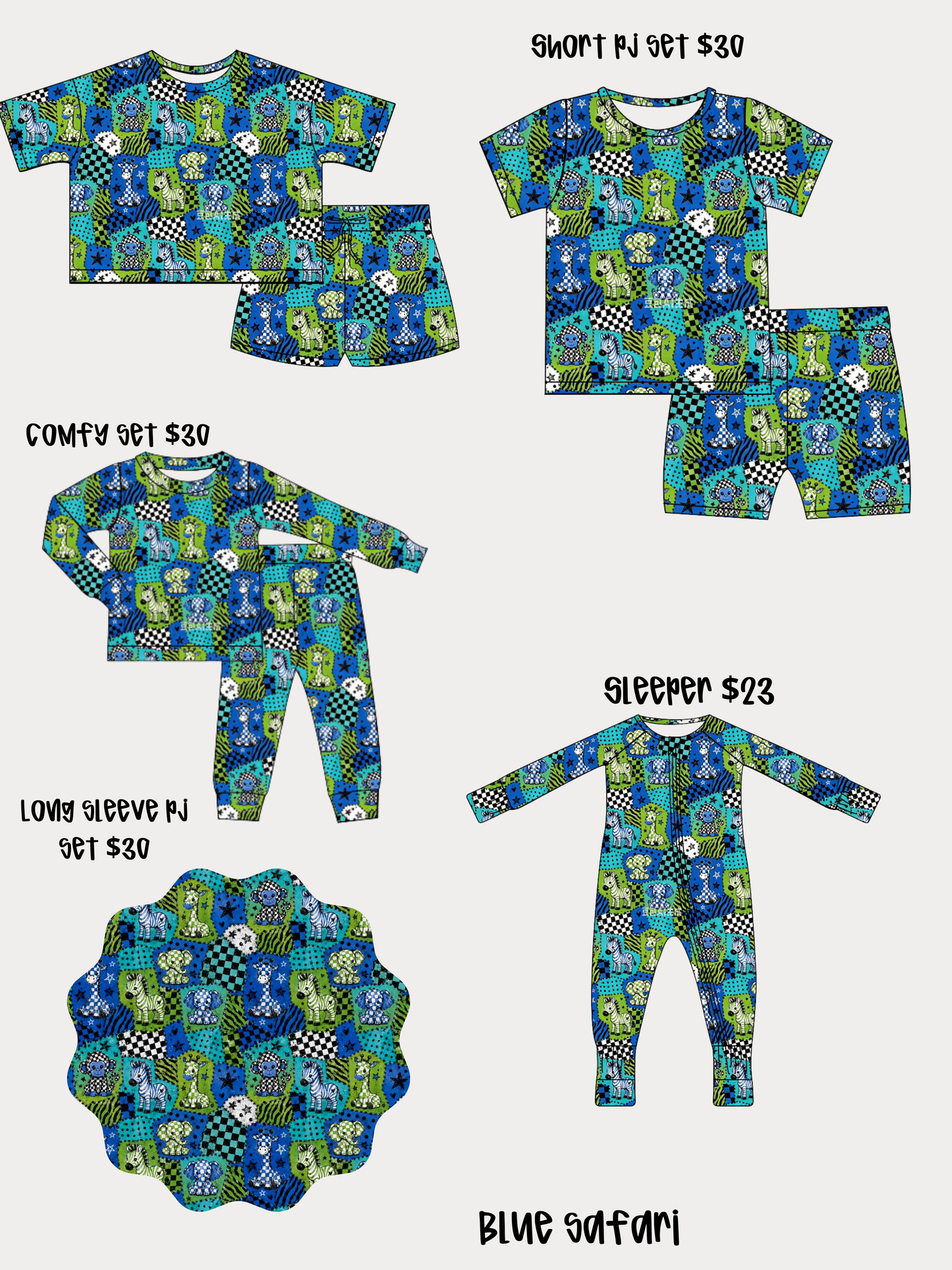Long Pj Bamboo Set PRE ORDER