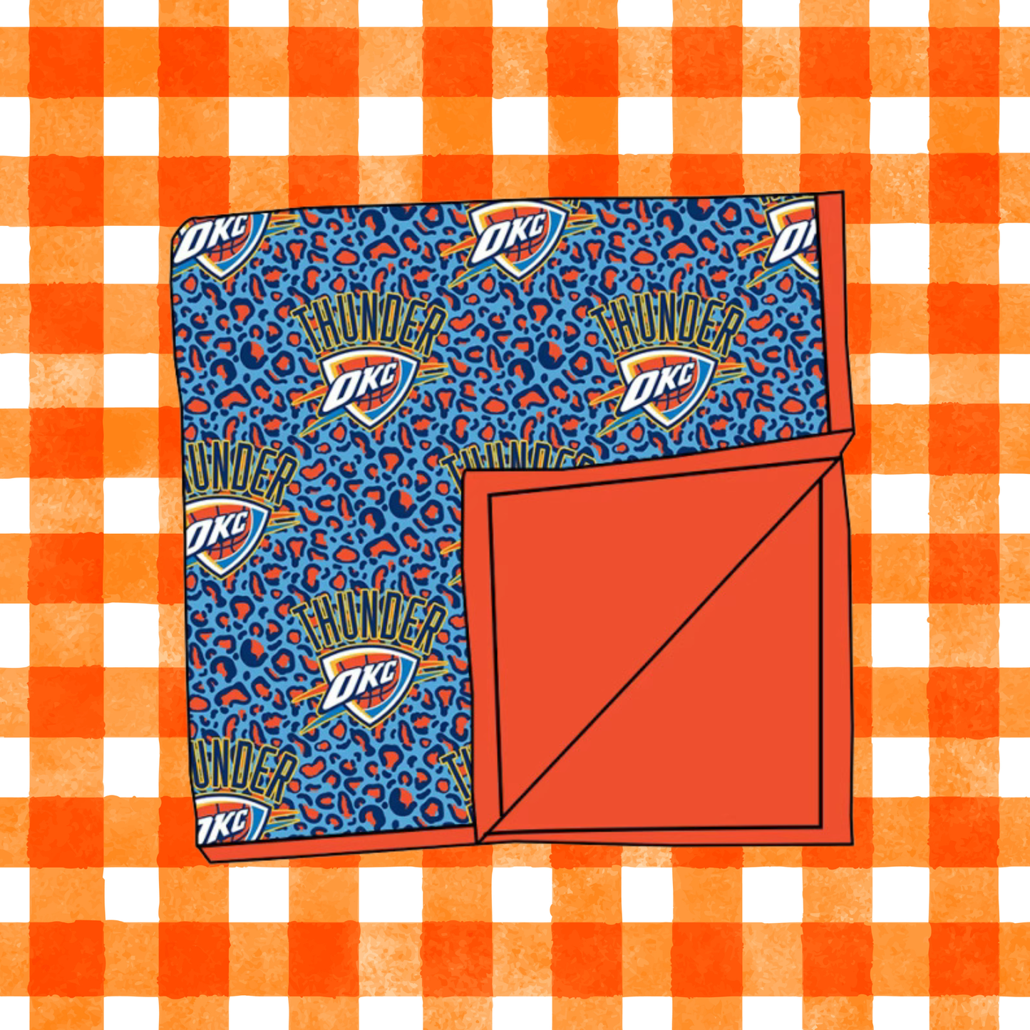 Pre order OKC Leopard Bamboo Blanket