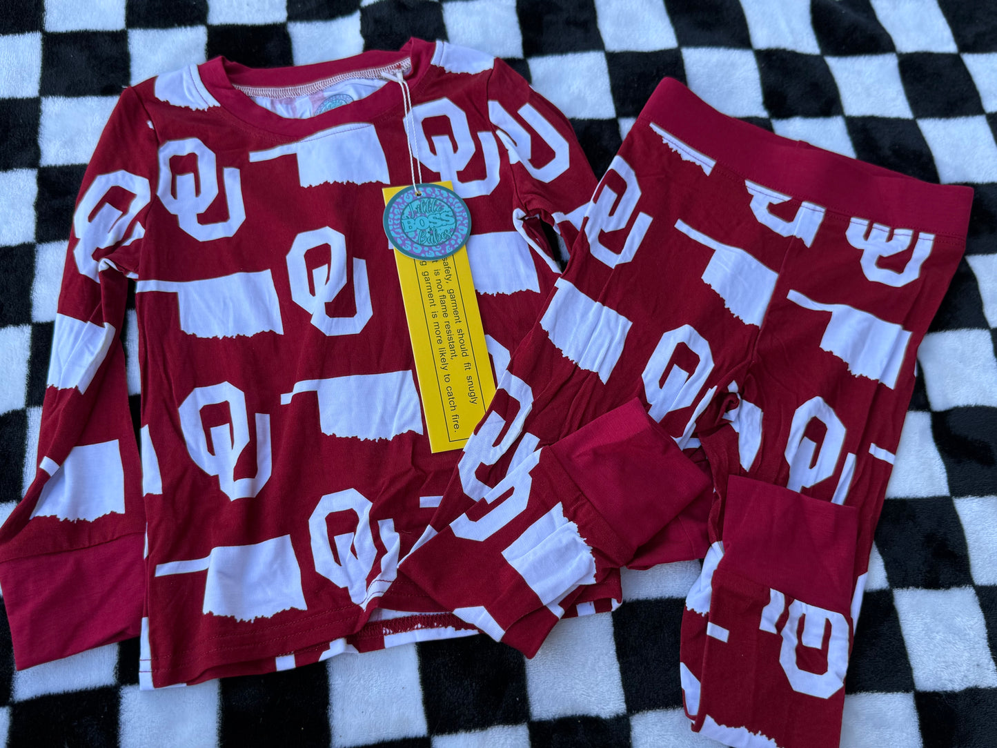 Sooner State Bamboo Pj Set