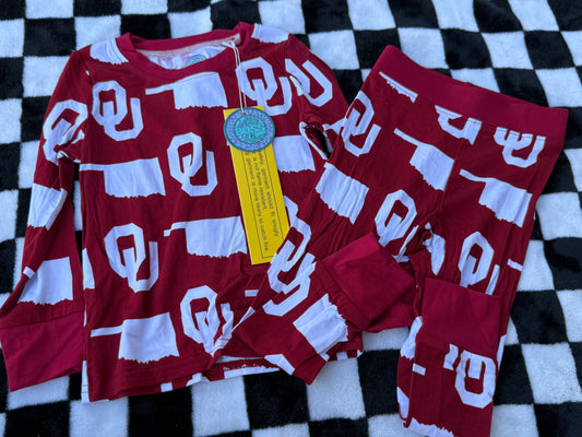 Sooner State Bamboo Pj Set