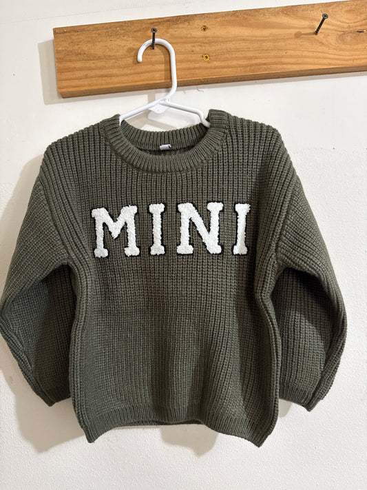 Army Green Mini Sweater