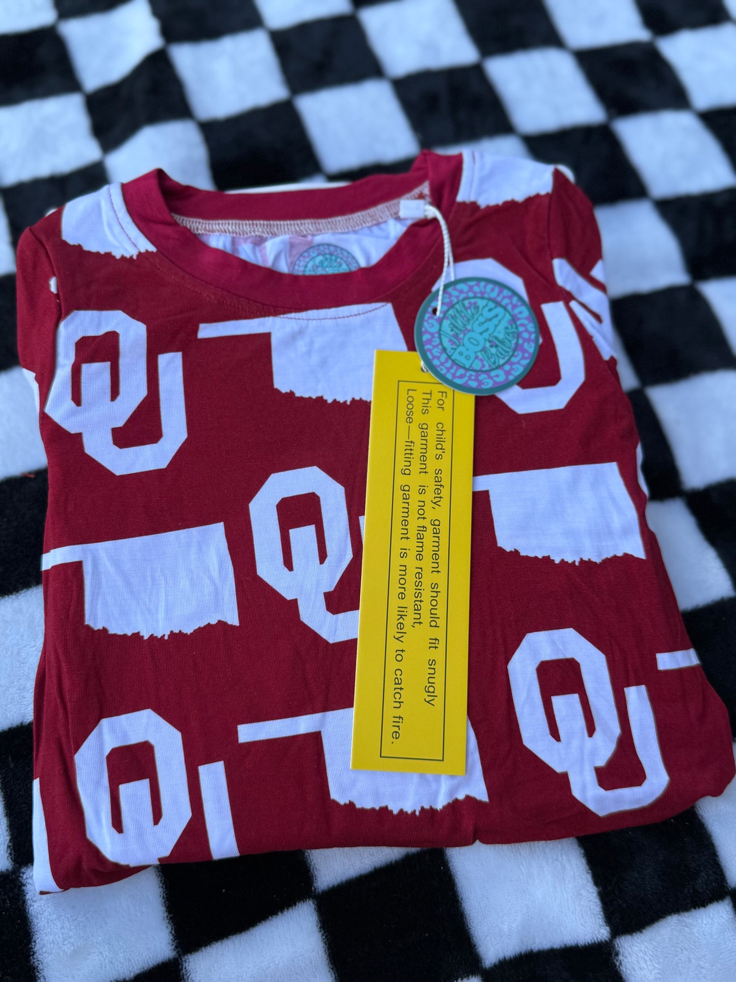 Sooner State Bamboo Pj Set