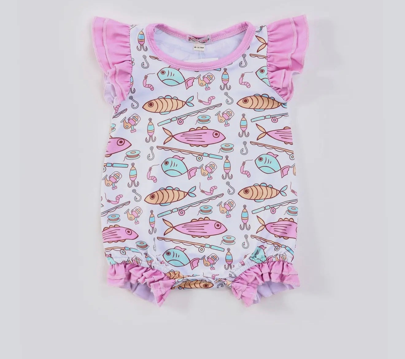Pink Fishing Romper