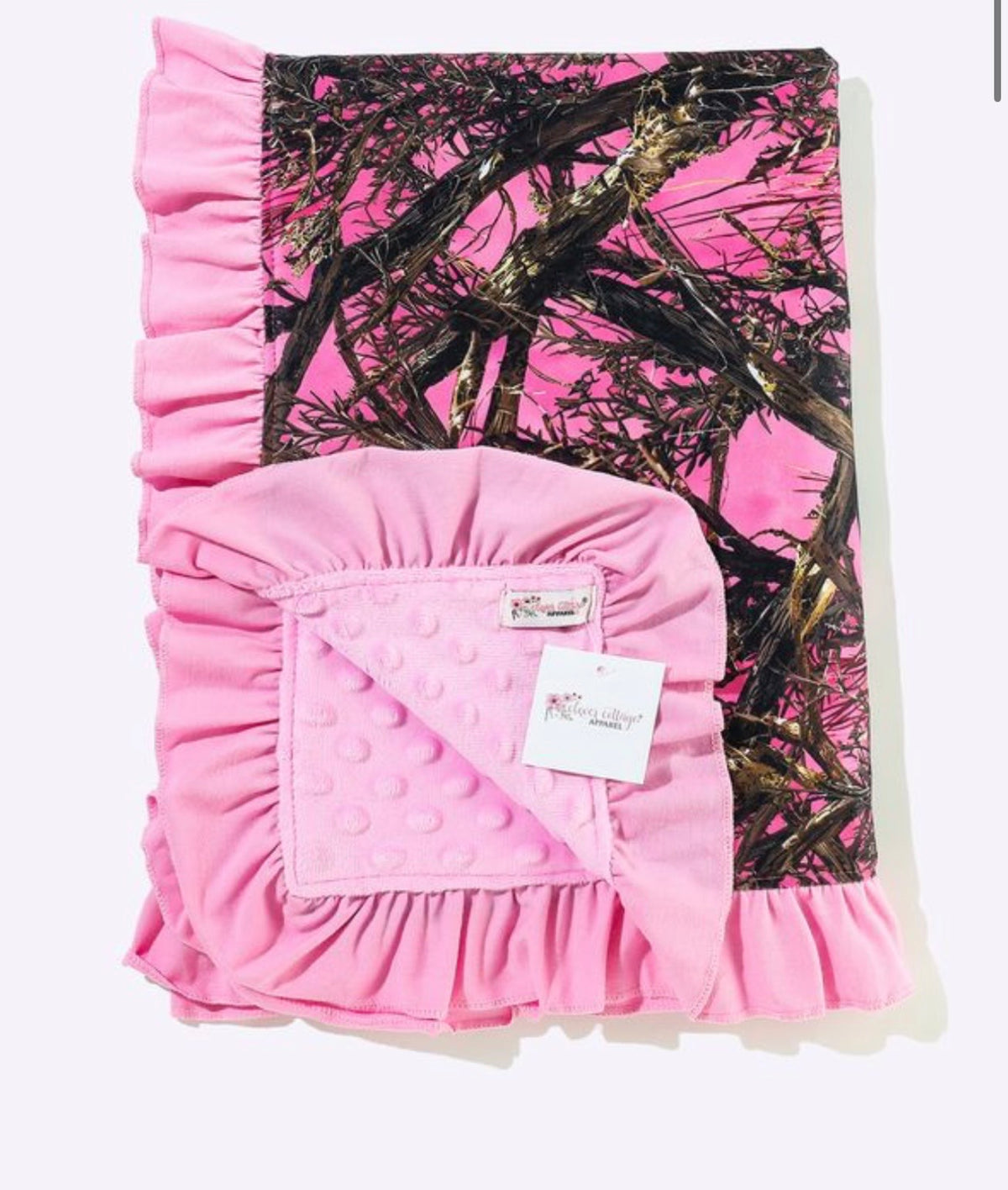 Pink Camo Blanket