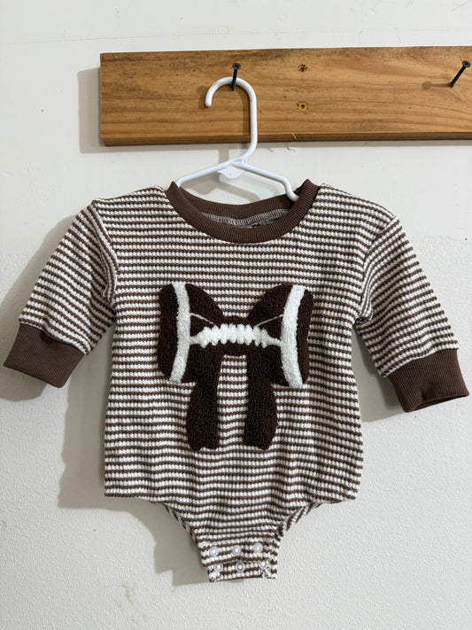 Football Bow Romper