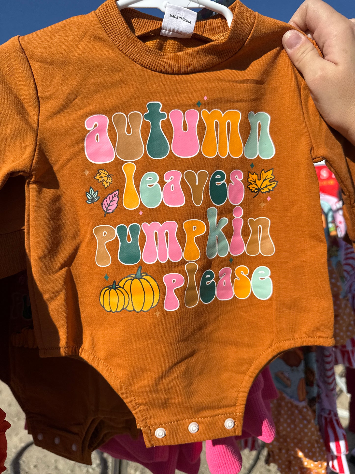 Autumn Harvest Romper