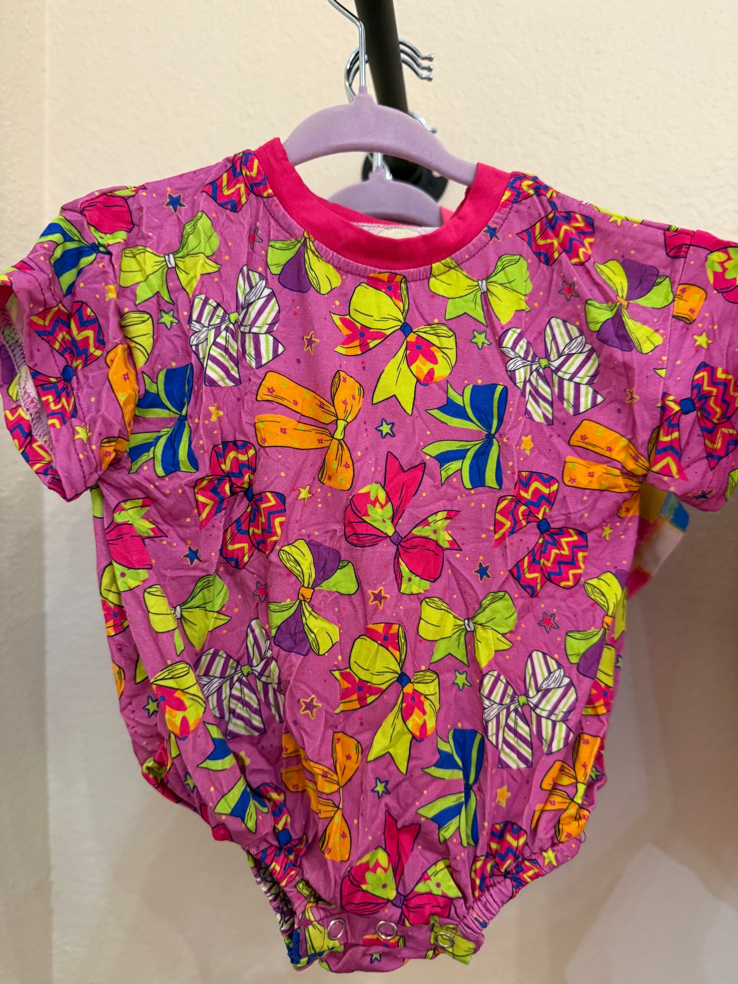 Neon Bows Bamboo Bubble