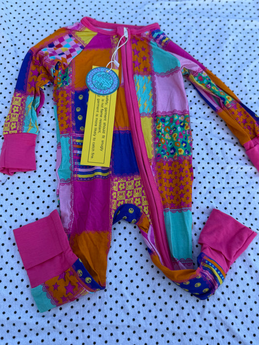 Groovy Girly Patchwork Bamboo Sleeper