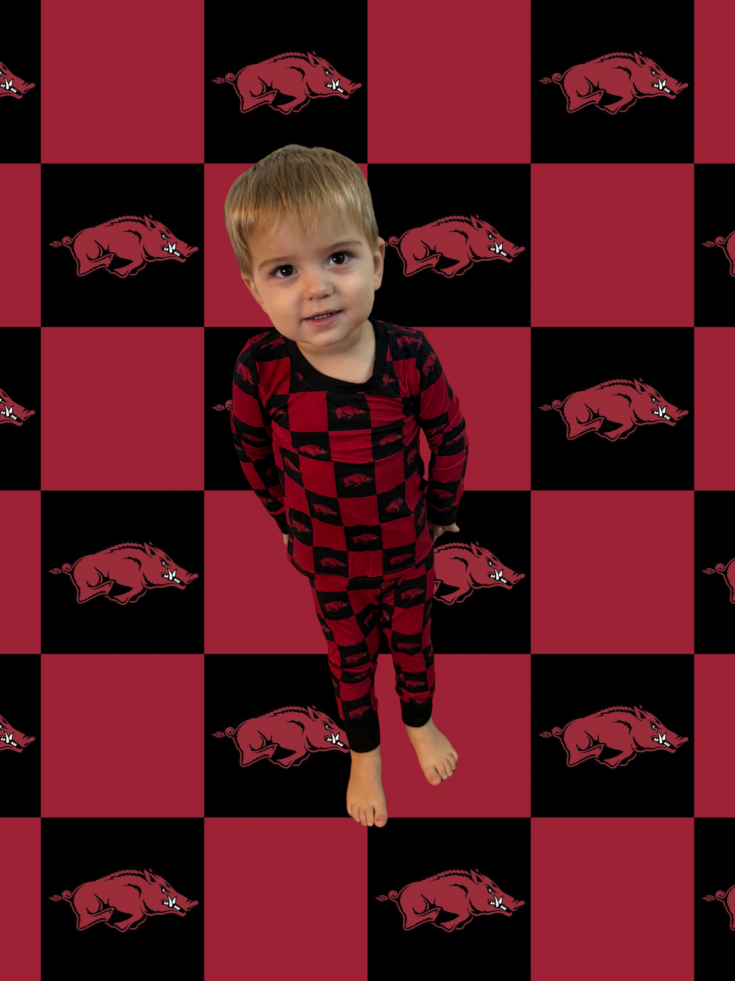 AR Checker Bamboo Pajama Set