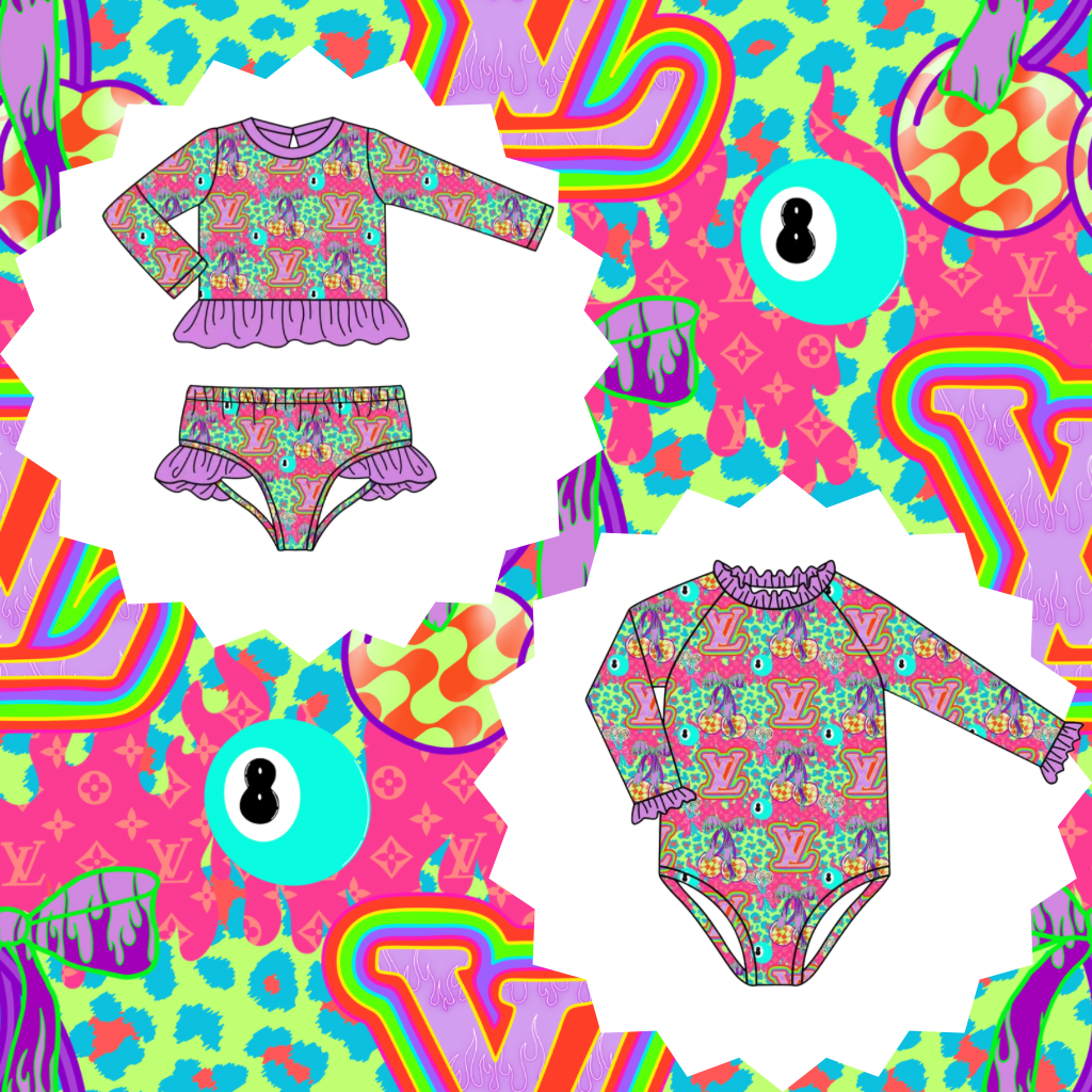 Boujee Neon Swim Styles