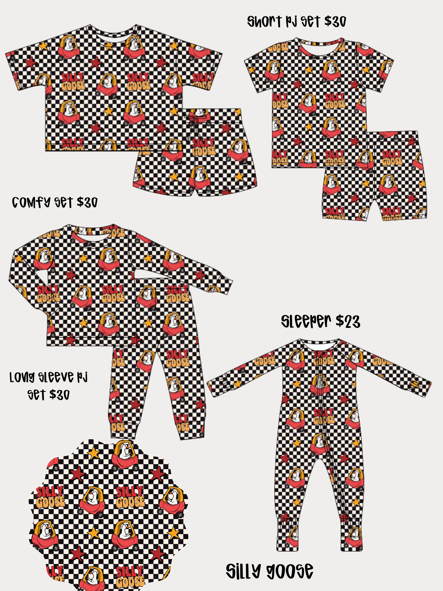 Long Pj Bamboo Set PRE ORDER
