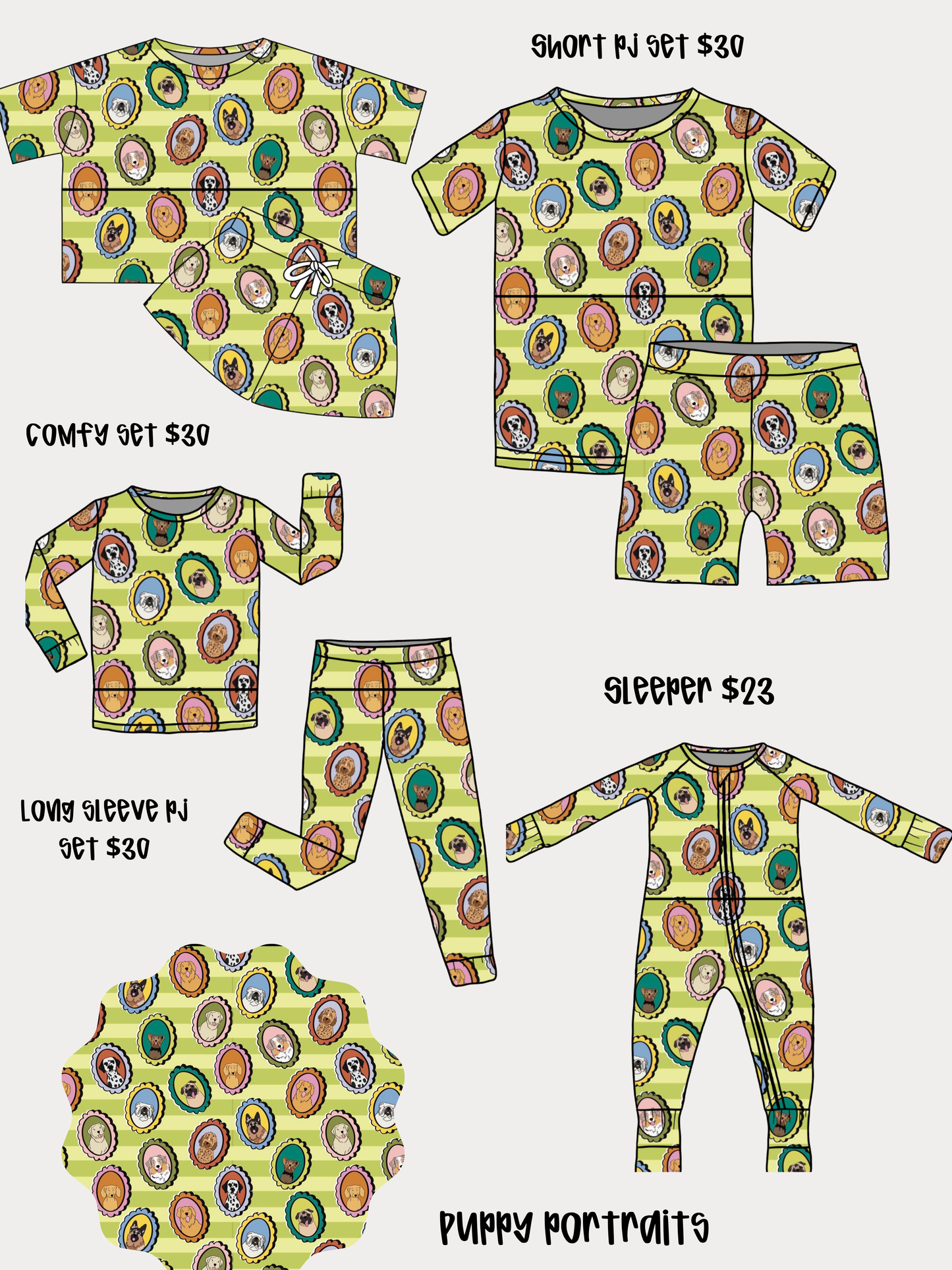 Long Pj Bamboo Set PRE ORDER