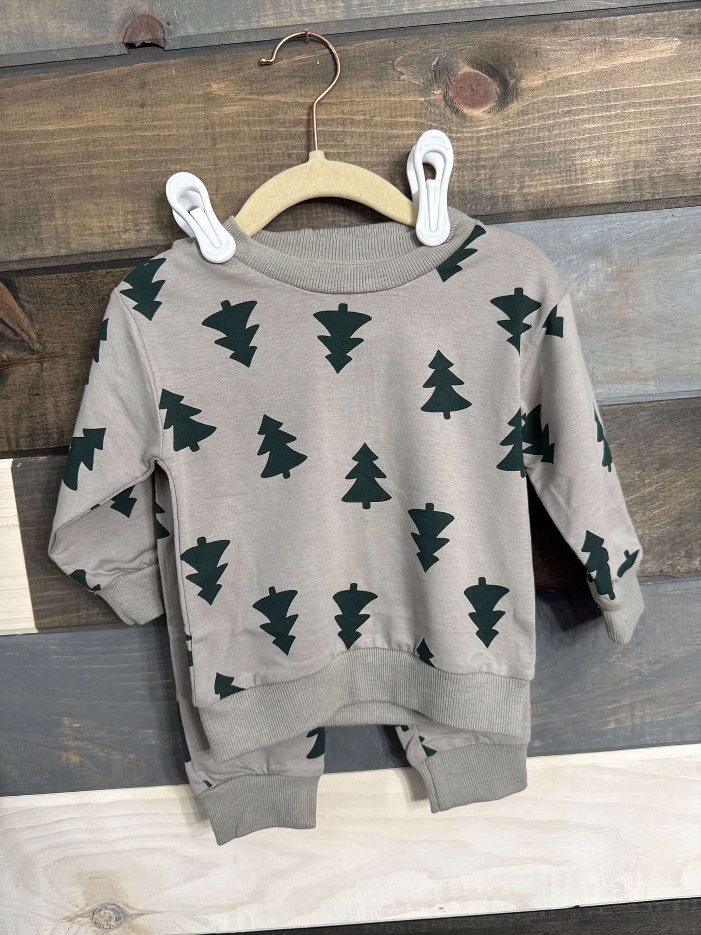 Grey Tree Jogger Set