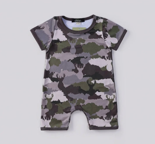 Camo Deer Romper