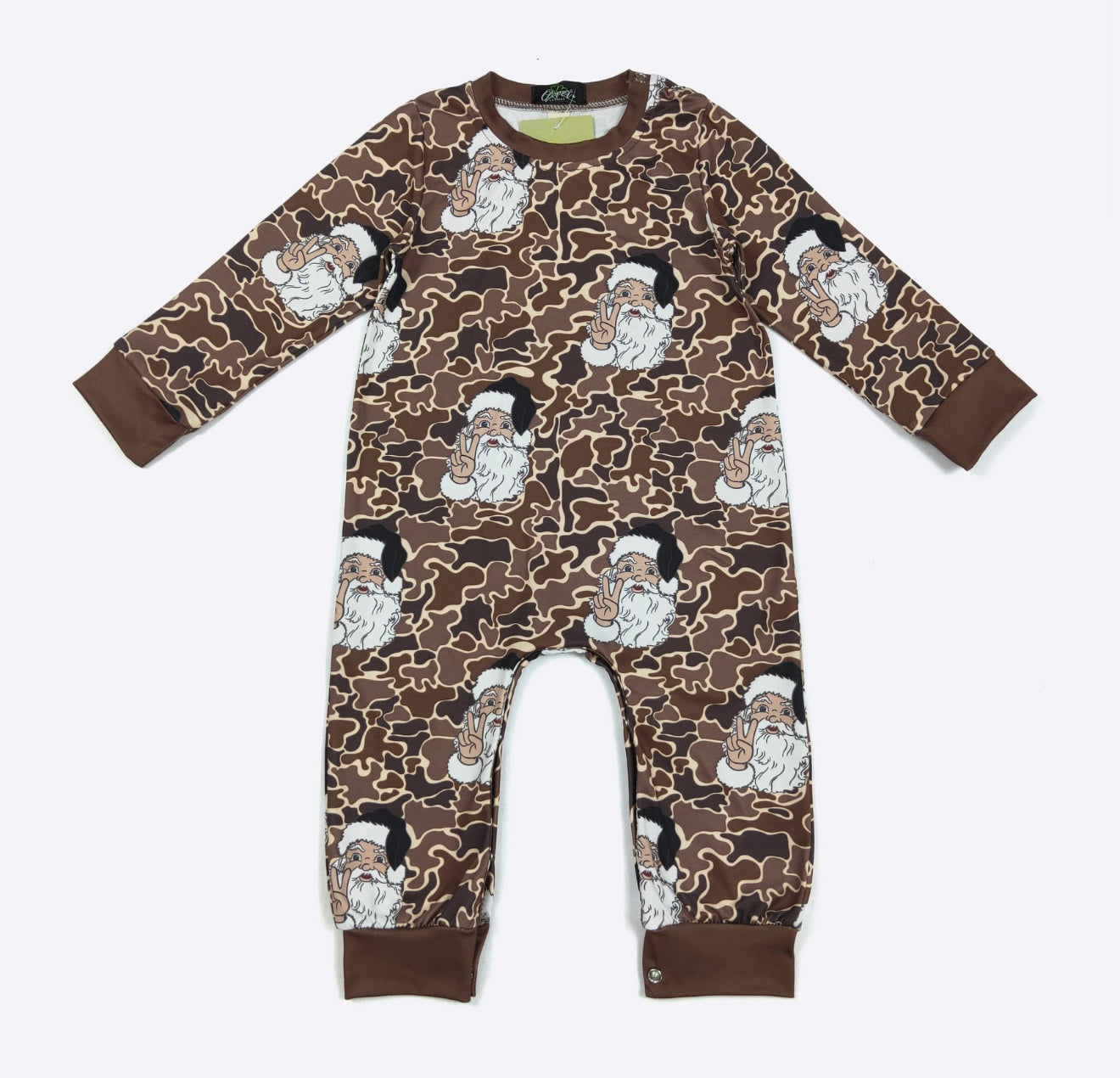 Camo Santa Romper