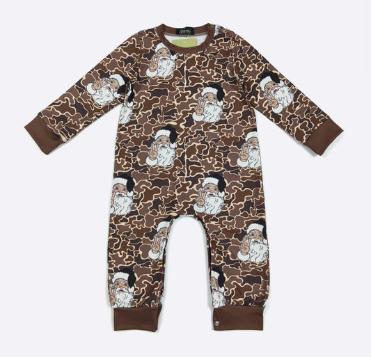 Camo Santa Romper