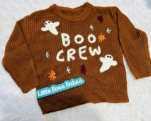 Boo Crew Knit Sweater