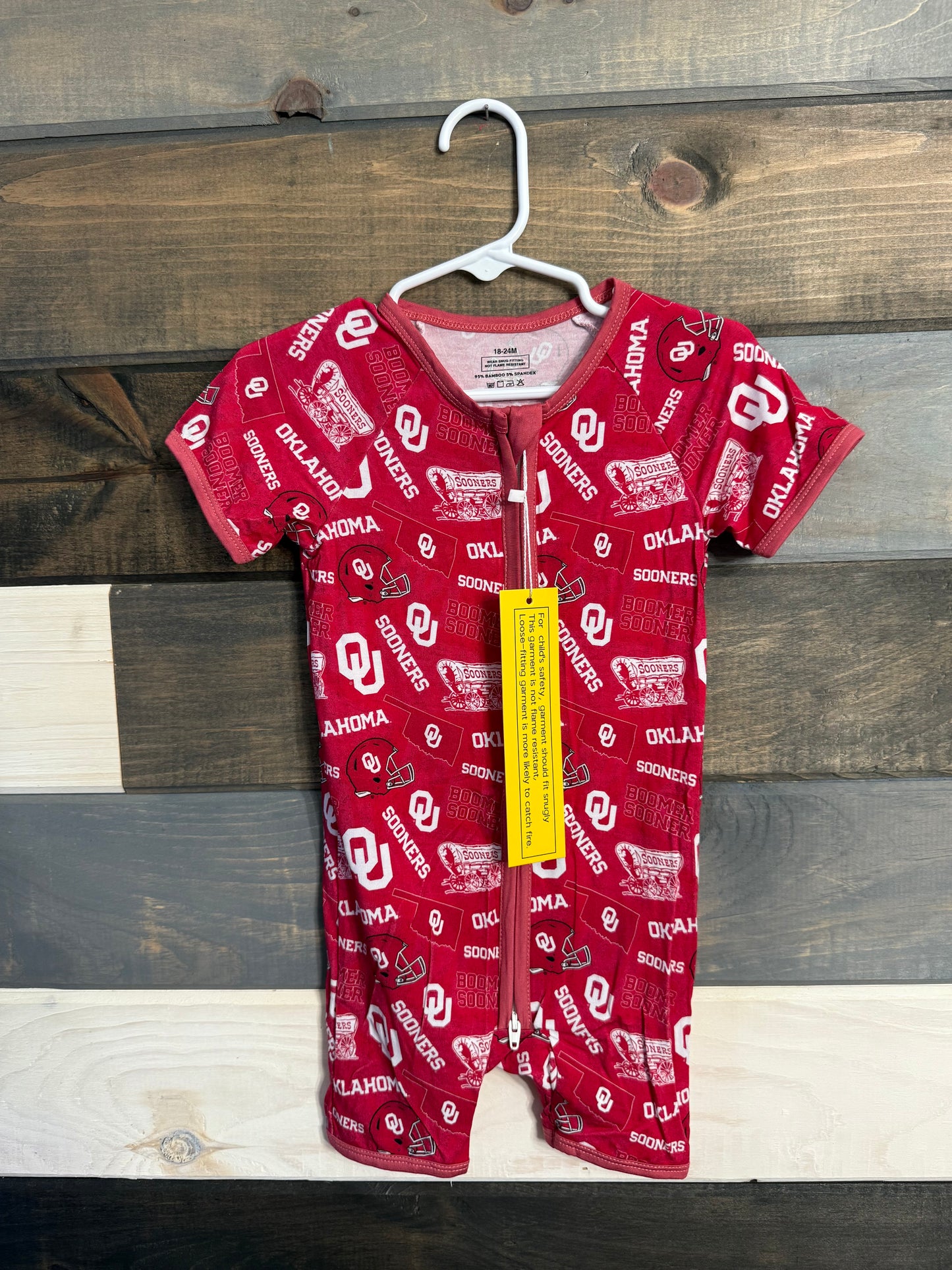 OU Bamboo Shortie Romper
